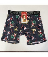 Disney Mickey Mouse Crazy Boxer Daffy Duck Goofy Christmas Men&#39;s Sz M 32... - $11.88