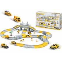 Construction Track Set 345 pcs Damaged Box - $23.07