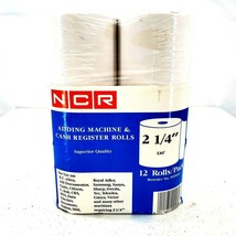 NCR Paper Rolls 2 1/4&quot; X 130&#39; 6 Rolls - £13.93 GBP