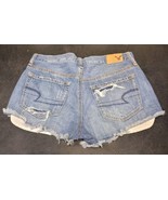 American Eagle Vintage Hi-Rise Festival Shortie Shorts  Women&#39;s 2~Distre... - £6.51 GBP