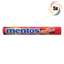 5x Rolls Mentos Cinnamon Flavor Chewy Mints | 14 Mints Per Roll | 1.32oz | - £10.48 GBP