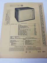 Hoffman Televisions 21M190 Photofact 312 Schematics Parts List 1956 - £11.17 GBP