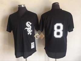 White Sox #8 Bo Jackson Jersey Old Style Uniform Black - £36.05 GBP