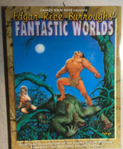 Edgar Rice Burroughs&#39; Fantastic Worlds Illustrated Softcover Book James Van Hise - £19.73 GBP