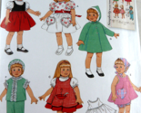 Simplicity 2454 16&quot; 18&quot; Doll Clothes  Reproduction Vintage Pattern Mostl... - £4.36 GBP