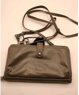 The Sak Leather Zip Around Crossbody / Wristlet Wallet Purse - £14.66 GBP