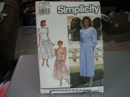 Simplicity 7163 Misses 2-Piece Dress Pattern - Size 14-22 Bust 36-44 - £7.30 GBP