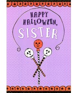 Happy Halloween Sister - Halloween Greeting Card - 03587 - $54.54 MXN