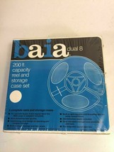 Baia Dual 8 200 Ft Reel With Storage Case Set Of Three 3 Pack Sealed In Package - £13.30 GBP