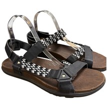 Merrell Around Town Sunvue Woven Slingback Sandal Women 9 M Black J94148 - $23.74