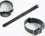 20mm watch band  FITS Fossil Watches Grey Nylon Woven with 4 Rings strap  - $19.95