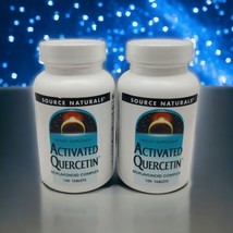 2x Source Naturals Activated Quercetin 100 Tablets Each Bioflavonoid EXP... - $33.51