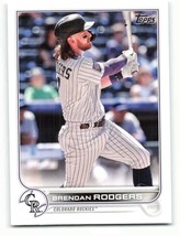 2022 Topps #232 Brendan Rodgers NM-MT Rockies ID:41036 - $1.67