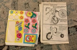 Vintage EMPIRE Mini BIG WHEEL powder Puff Stickers And Manual - $18.66