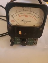 1960s Waveform Inc. New York 520 A AC Voltmeter 7&quot; X 6. 5&quot; X 4, 1/4&quot; - £94.94 GBP