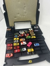 Vintage Galoob Micro Machines Road Champs Minis Lot 31 Vehicles + Big Rig Case - £50.16 GBP