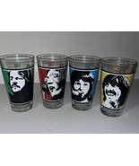 2011 Apple Corp Beatles Paul George John Ringo Pint Drinking Glass Compl... - $29.92