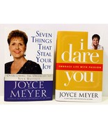 Joyce Meyer 2 Book Set I Dare You &amp; Seven Things That Steal Your Joy Har... - £11.81 GBP