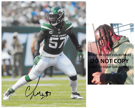 CJ Mosley signed New York Jets 8x10 football photo COA exact Proof autographed. - £78.29 GBP