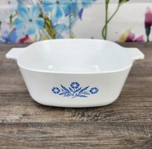 Corning Ware Blue Cornflower P- 1 1/2- B Casserole Dish 1.5 Qt No Lid - £11.17 GBP