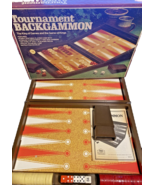 Vintage E. S. Lowe Tournament Backgammon Set Milton Bradley Company E431... - $10.00