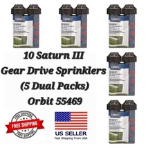 10 Orbit Saturn III Pop-Up Gear Driven Rotor Sprinkler Head (5 Dual Packs) 55469 - £53.71 GBP