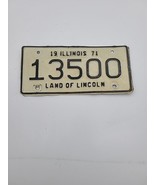 1971 Illinois motorcycle license plate 13500 Harley Panhead Servicar Spo... - $28.00