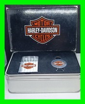 UNFIRED Harley-Davidson Zippo Lighter With Key Ring Gift Set Original Tin &amp; Box - £86.29 GBP