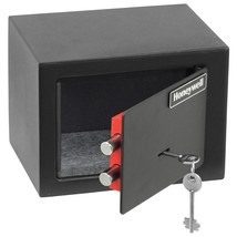 Small Steel Security Safe With Key Lock, 0.19 Cu Ft - £60.41 GBP