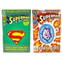 Superman In Action Comics #687 June 1993 Reign Supermen 1st Edition + C Variant - £6.83 GBP