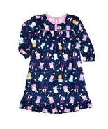 Peppa Pig and Characters Girl&#39;s Navy Flannel Granny Nightgown, Gown - $24.99