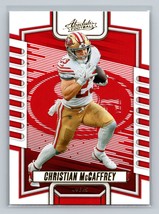 Christian McCaffrey #43 2023 Panini Absolute San Francisco 49ers Gold Foil - £3.11 GBP
