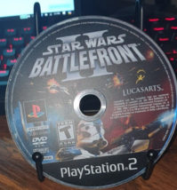 Star Wars Battlefront II Sony PlayStation 2, 2005 Disc Only Black Label Tested - £30.93 GBP