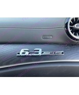 1x 3D 6.3AMG Metal Made Dashboard Emblem Badge Interior Exterior For AMG - $13.90