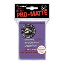 Ultra Pro Deck Protector: PRO: Matte Purple (50) - $8.36