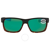 Costa Del Mar HFM 181 OGMGLP Half Moon Sunglasses Green Mirror 580G Pola... - £215.71 GBP