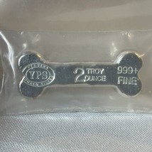 .999 2 Troy Oz Fine Silver Dog Bone Yeager Poured Silver - $75.19