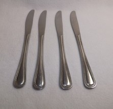 VINTAGE ROYAL BEAD -JAPAN-SET OF 4 STAINLESS DINNER KNIVES - £7.81 GBP