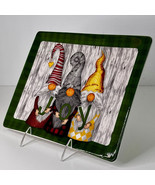 Christmas Winter Holiday Ceramic Serving Platter, 10 x 8-Inches, Gnome Joy - $24.30 CAD
