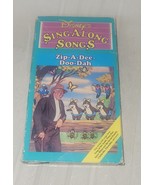 Disney Sing-Along Songs Zip-A-Dee-Doo-Dah VHS Song of the South - $185.39 MXN