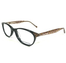 Lucky Brand D700 BLACK Brille Rahmen Braune Leopardenmuster Cat Eye 47-16-130 - £41.05 GBP