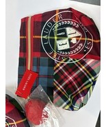 Estee Lauder Tartan Plaid 7&quot; Cosmetic Makeup Bag Pouch  1 New-1 Preowned - $20.83 CAD