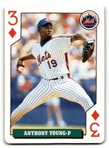 1992 Bicycle Rookies #3 Anthony Young    New York Mets Baseball Cards N ID:62069 - $1.96