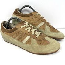 Vintage Diesel Men’s Ovett Sneaker Sz 9.5 German Army Trainer Brown Leat... - $921.11 MXN