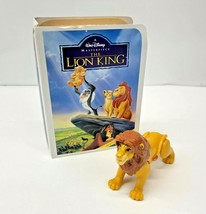 1996 McDonalds Disney Masterpiece Lion King VHS Box &amp; Figure Happy Meal Toy  - £5.48 GBP