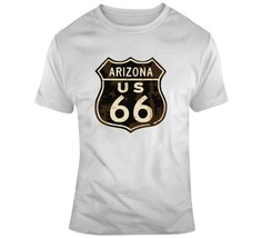 Rusted Arizona Route 66 Road Sign T Shirt - £21.33 GBP