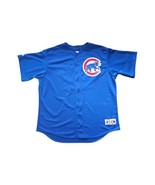 Vintage Mark Prior #22 Chicago Cubs MLB MAJESTIC  Blue Jersey Mens Size ... - €33,19 EUR