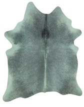 Grey Cowhide Rug - Brazilian Cowhide Rug - Average Size 7x7 feet - $296.01