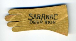 SarAnaC Deer Skin  Miniature Leather Glove Shaped Advertising - $24.72