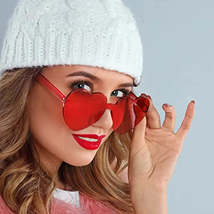 Heart Shape Women&#39;s Color Transparent Sunglasses - £24.90 GBP